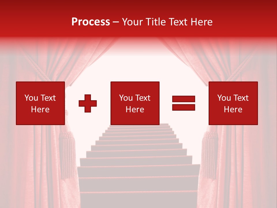 Theatrical Entrance Enter PowerPoint Template