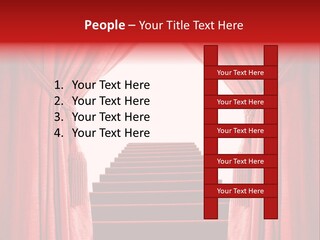 Theatrical Entrance Enter PowerPoint Template