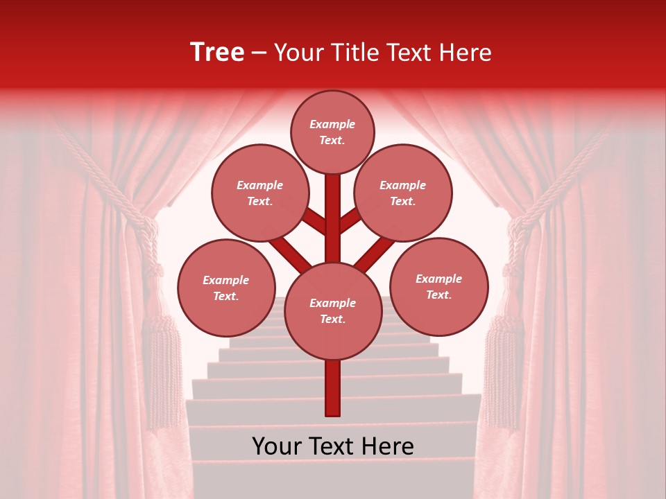 Theatrical Entrance Enter PowerPoint Template