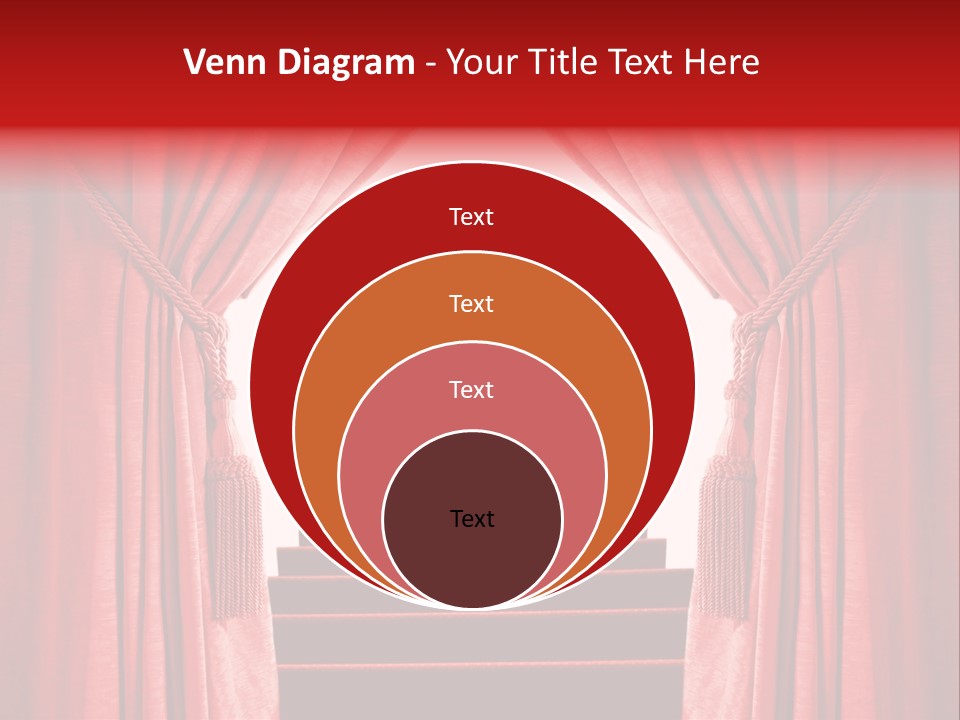 Theatrical Entrance Enter PowerPoint Template