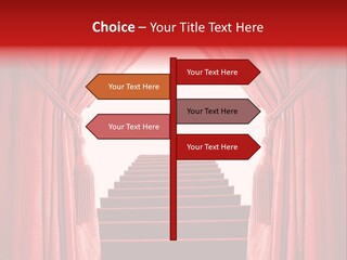 Theatrical Entrance Enter PowerPoint Template
