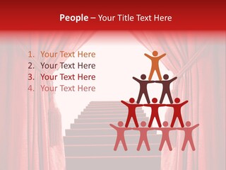 Theatrical Entrance Enter PowerPoint Template