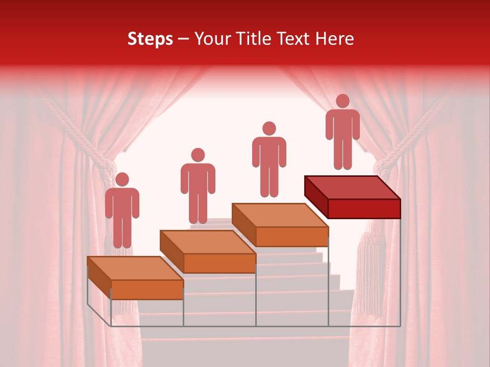 Theatrical Entrance Enter PowerPoint Template