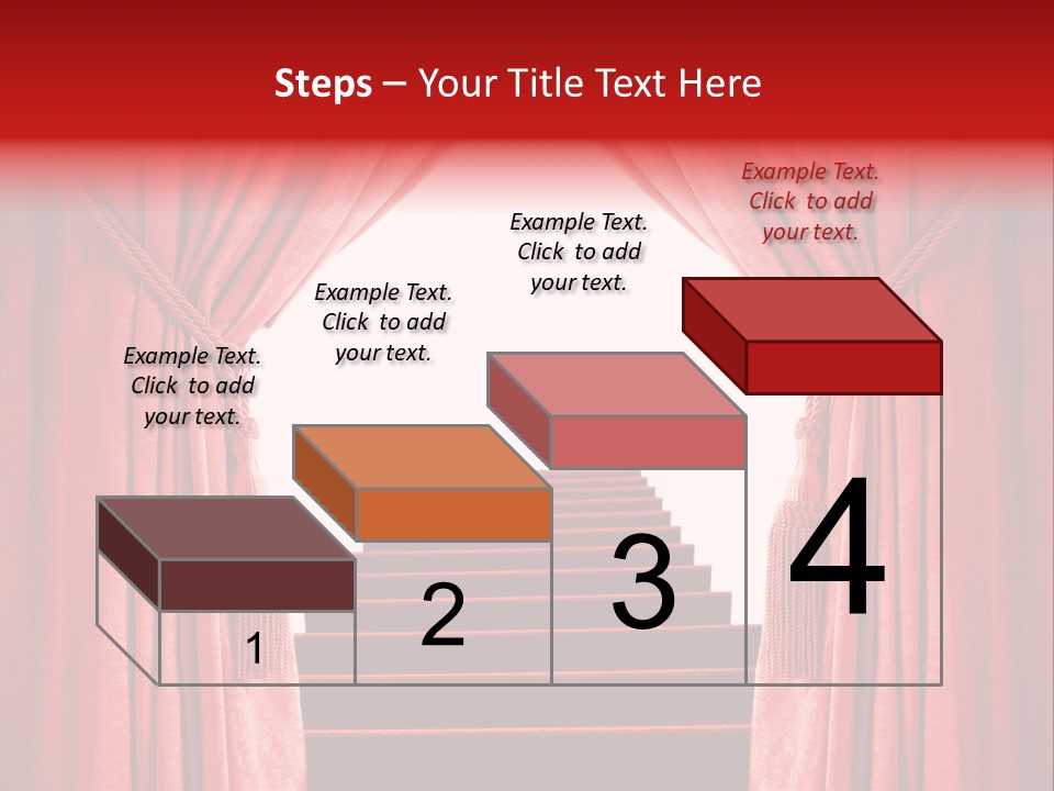 Theatrical Entrance Enter PowerPoint Template