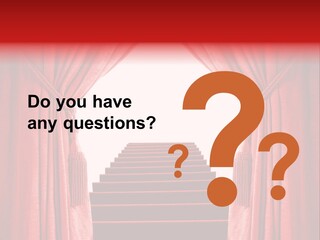 Theatrical Entrance Enter PowerPoint Template