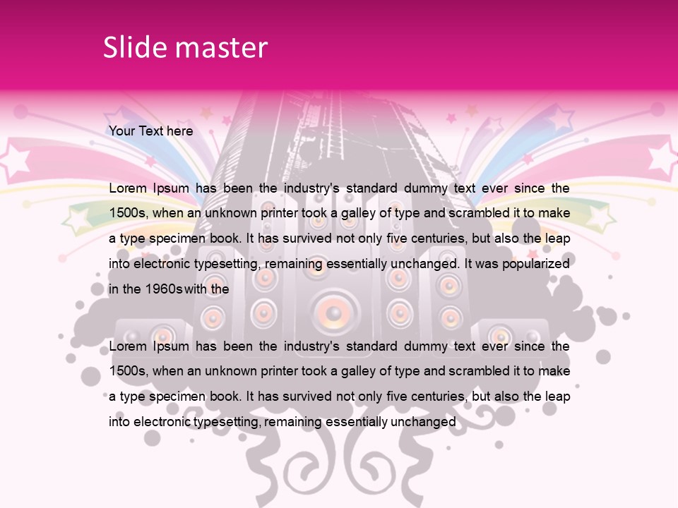 Panic Type Teenager PowerPoint Template