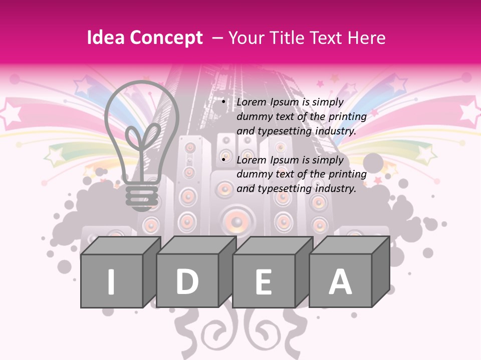 Panic Type Teenager PowerPoint Template