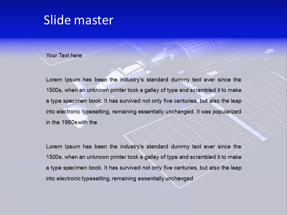 Distant Aero Effects PowerPoint Template