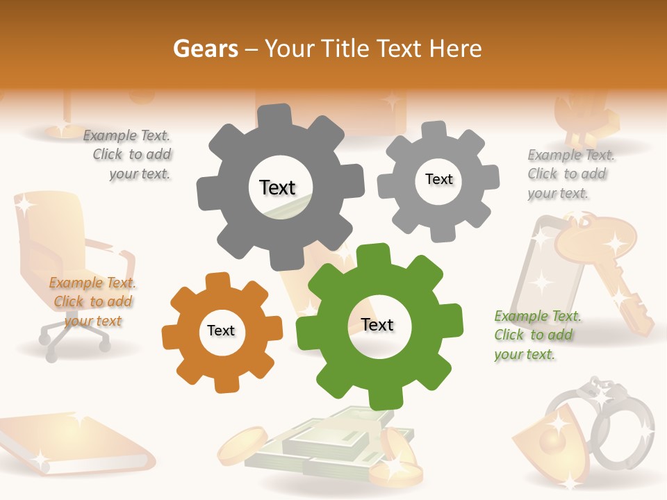 Burst Detonation Sun PowerPoint Template
