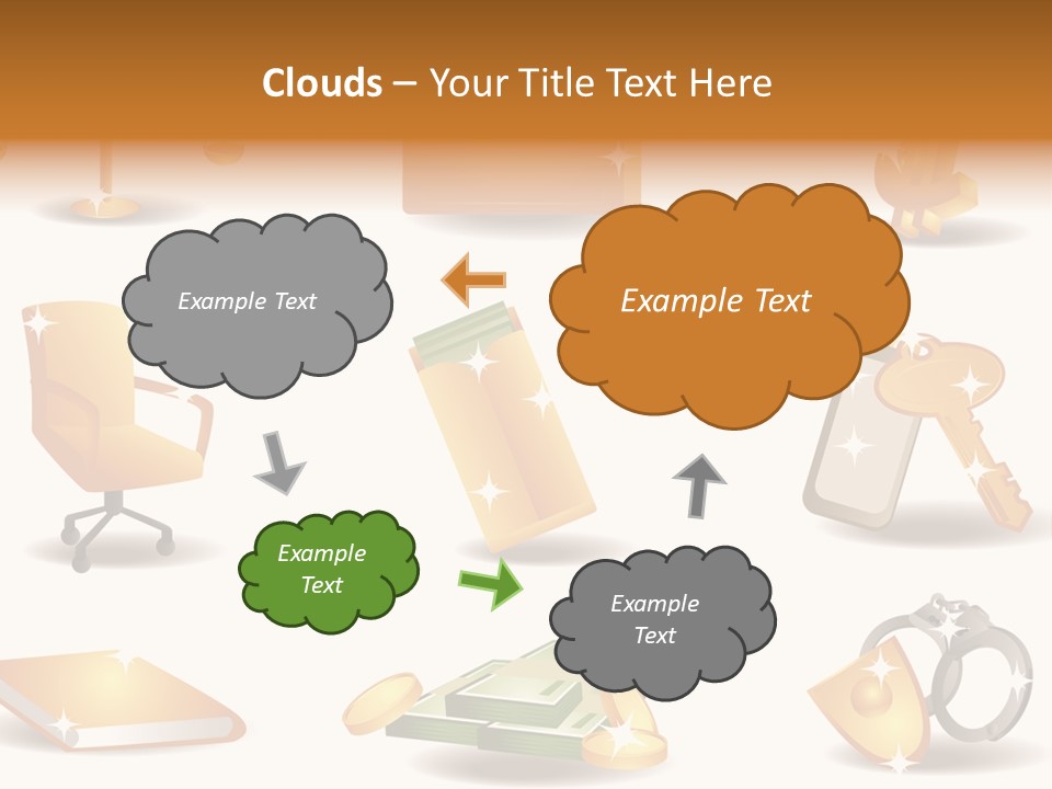 Burst Detonation Sun PowerPoint Template