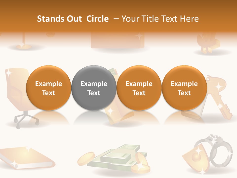 Burst Detonation Sun PowerPoint Template