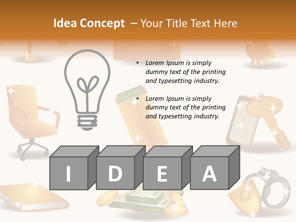 Burst Detonation Sun PowerPoint Template