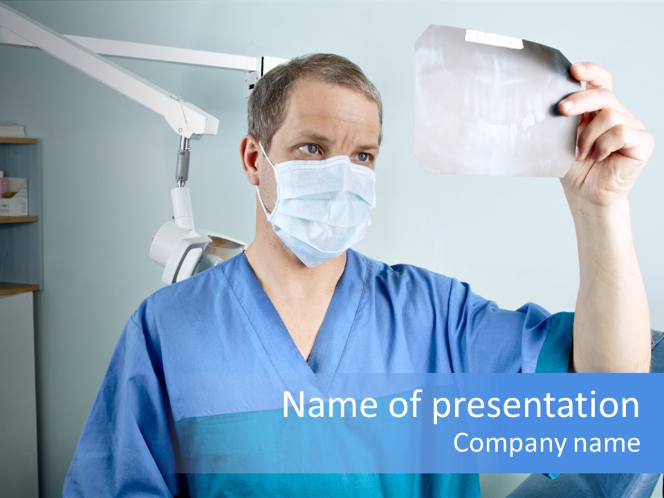 Orthodontics Surgeon Patient PowerPoint Template