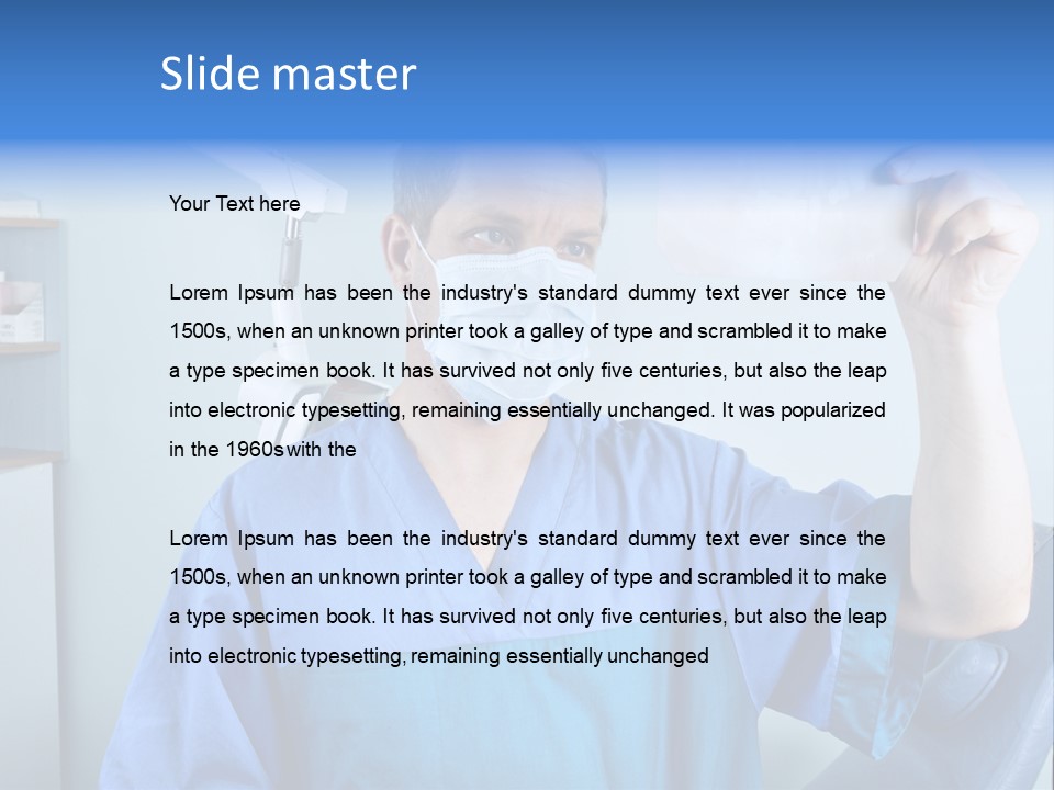 Orthodontics Surgeon Patient PowerPoint Template