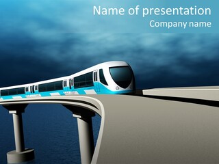 Platform Tube Background PowerPoint Template