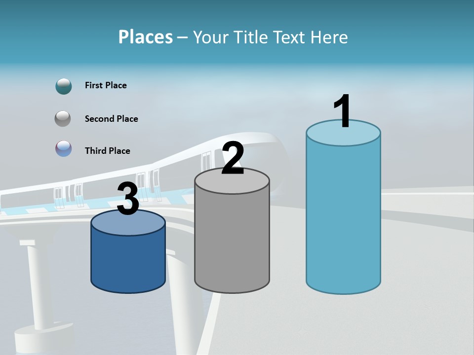 Platform Tube Background PowerPoint Template