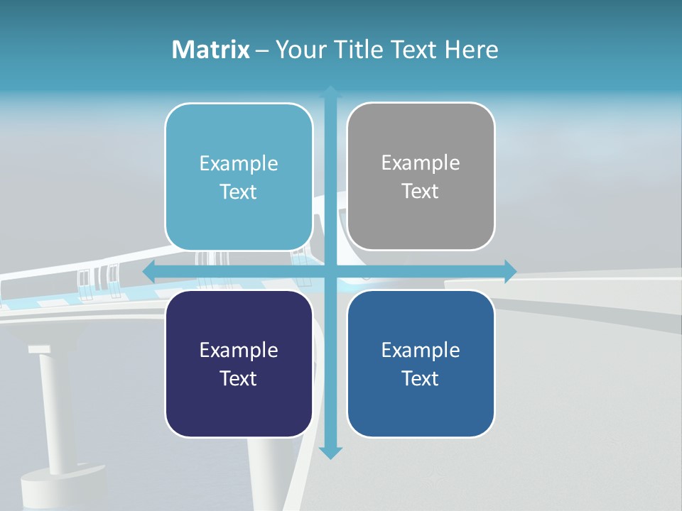 Platform Tube Background PowerPoint Template