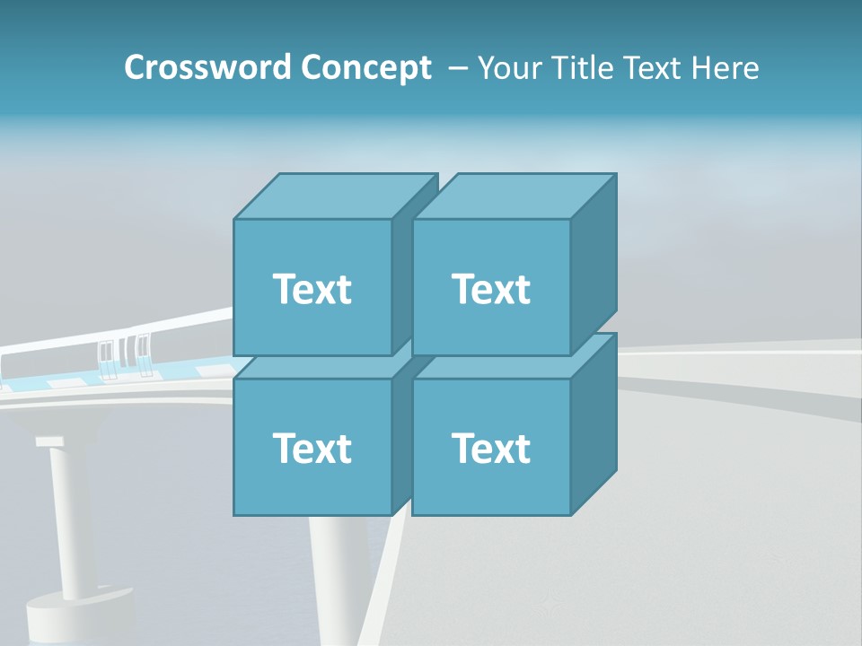 Platform Tube Background PowerPoint Template