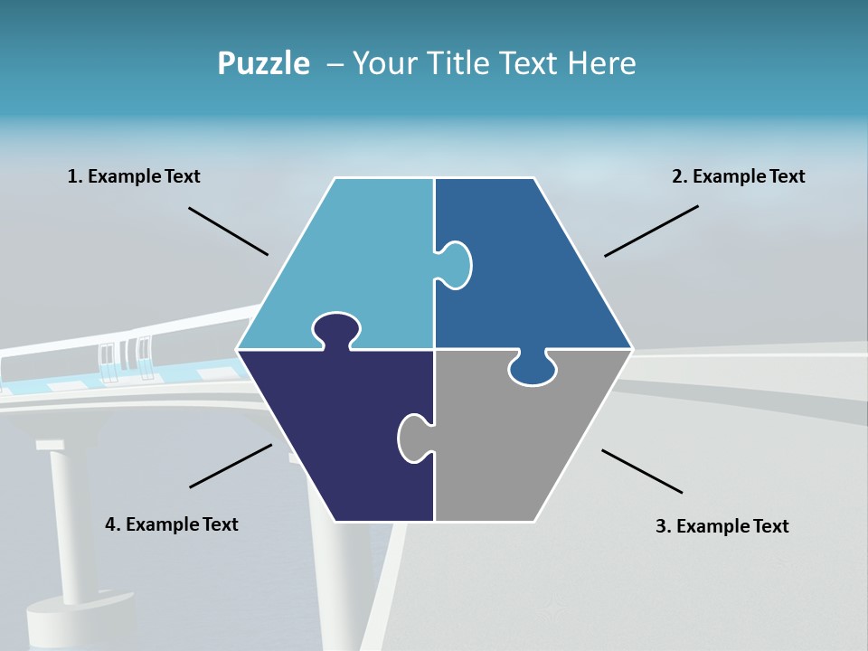 Platform Tube Background PowerPoint Template