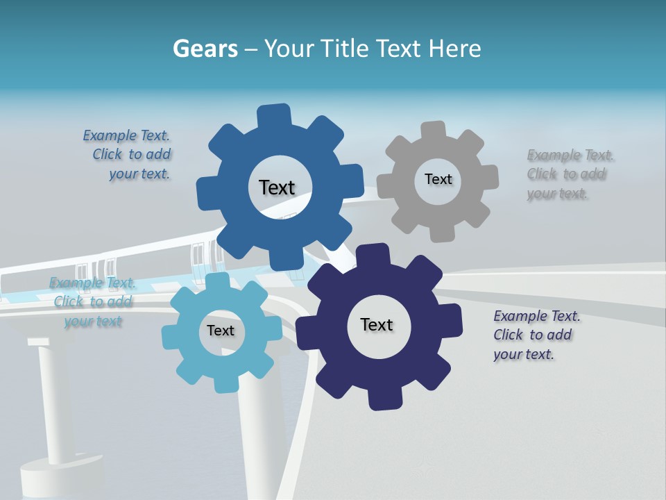 Platform Tube Background PowerPoint Template