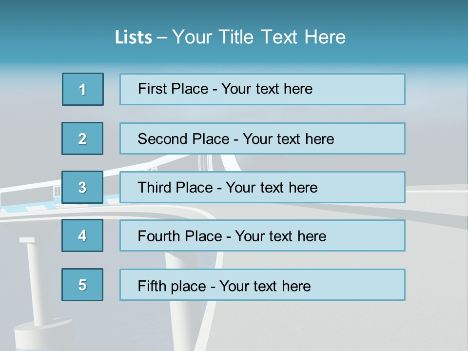 Platform Tube Background PowerPoint Template