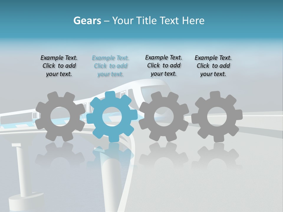 Platform Tube Background PowerPoint Template