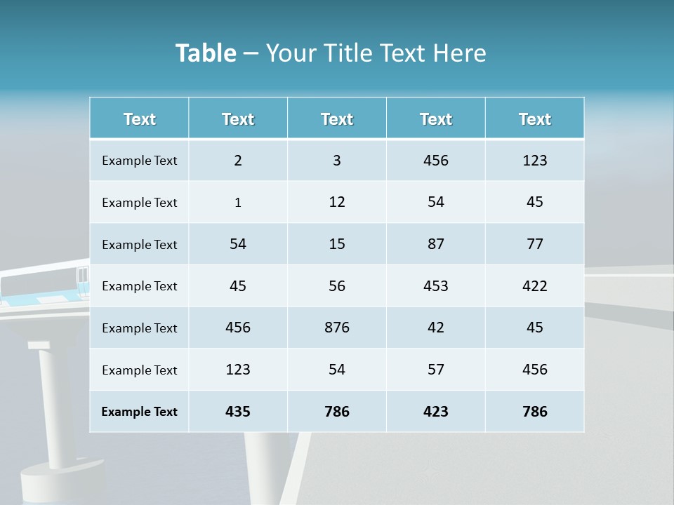 Platform Tube Background PowerPoint Template