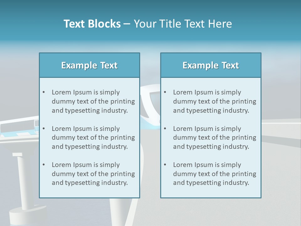 Platform Tube Background PowerPoint Template