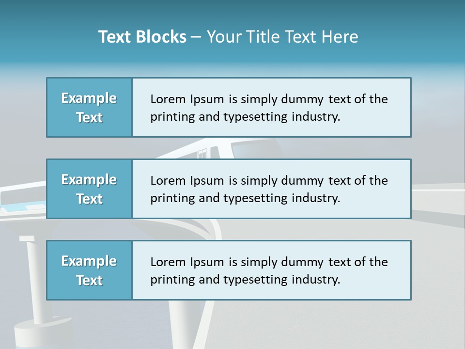 Platform Tube Background PowerPoint Template