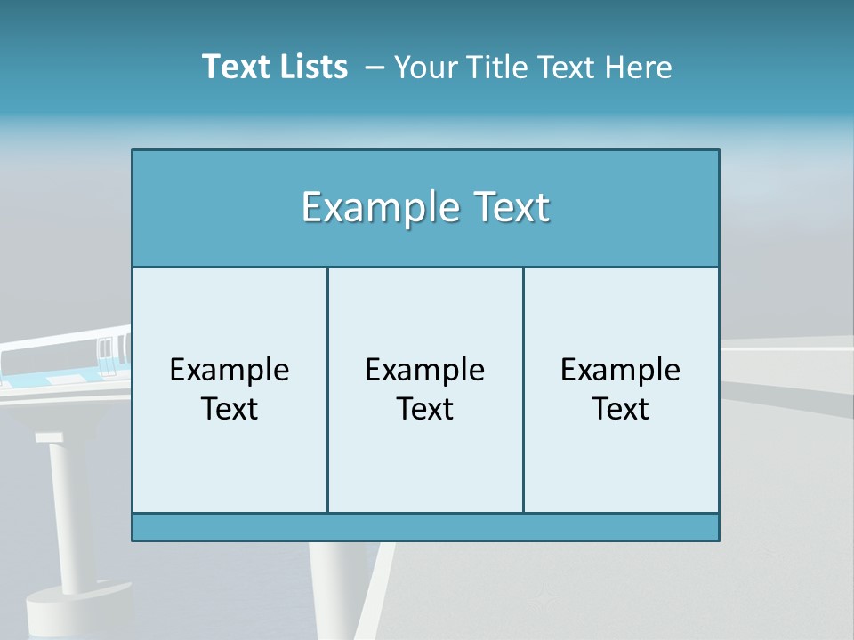 Platform Tube Background PowerPoint Template