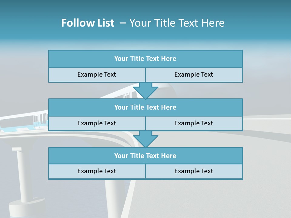 Platform Tube Background PowerPoint Template