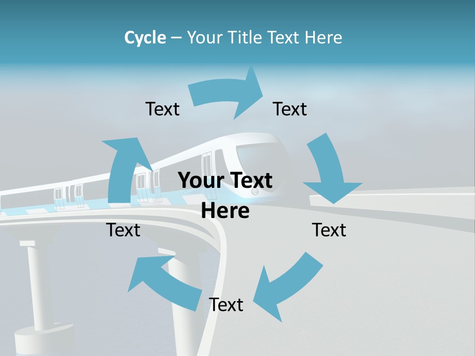 Platform Tube Background PowerPoint Template