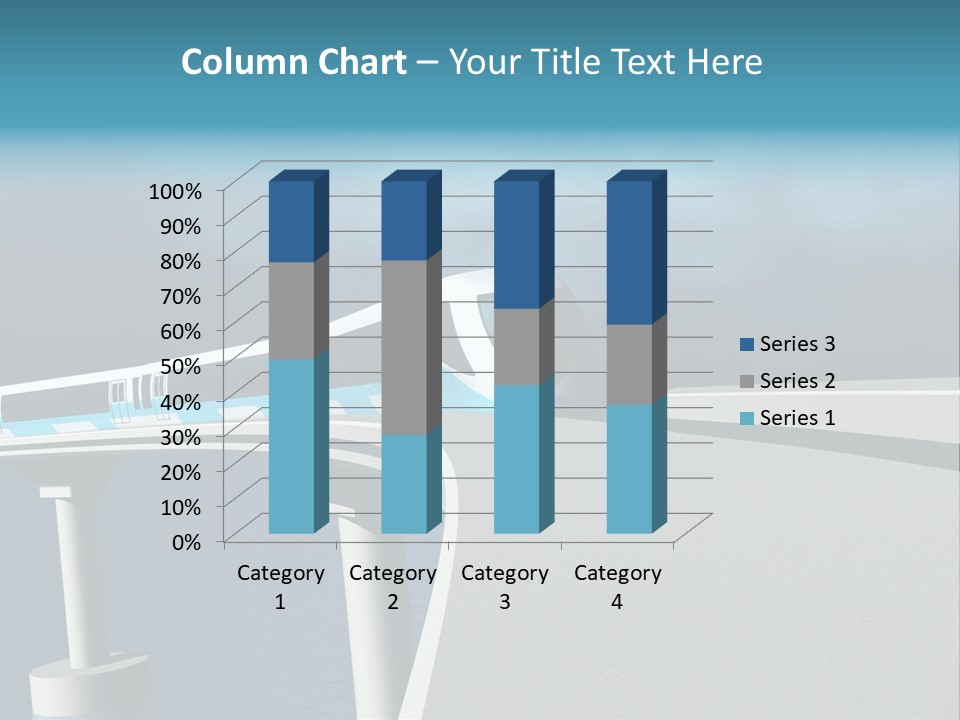 Platform Tube Background PowerPoint Template