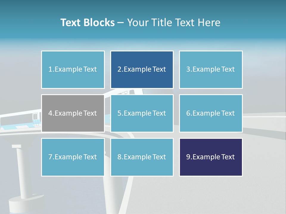 Platform Tube Background PowerPoint Template