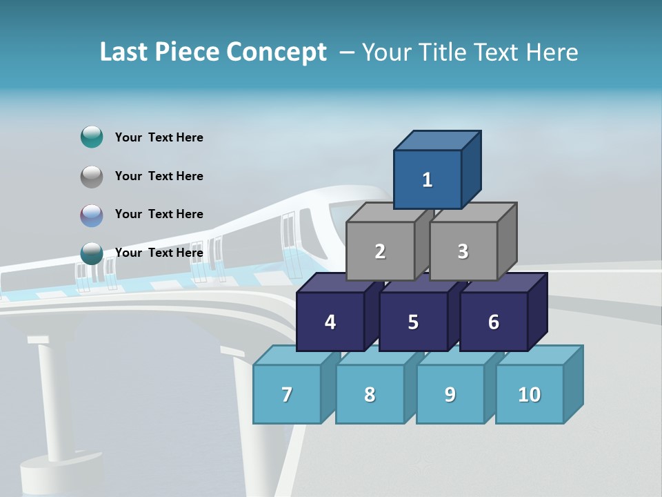 Platform Tube Background PowerPoint Template