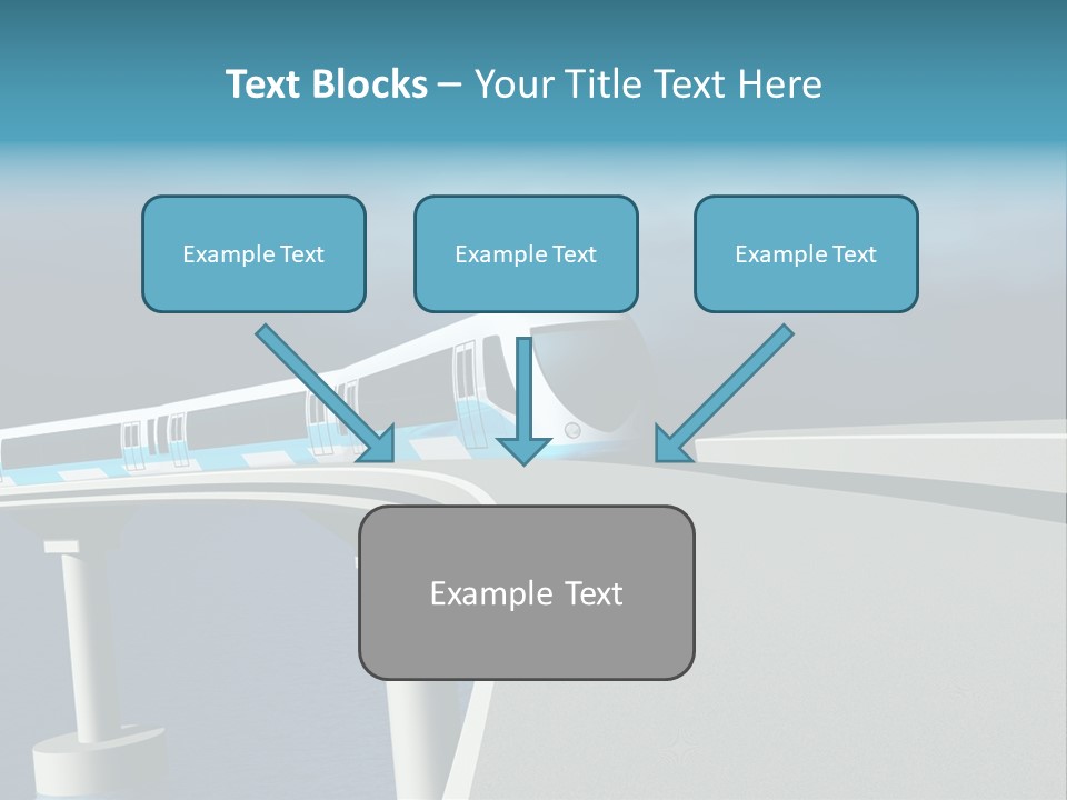Platform Tube Background PowerPoint Template