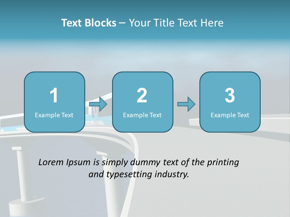 Platform Tube Background PowerPoint Template