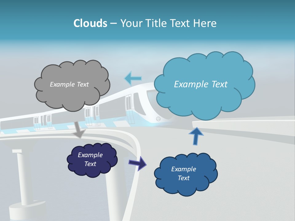 Platform Tube Background PowerPoint Template