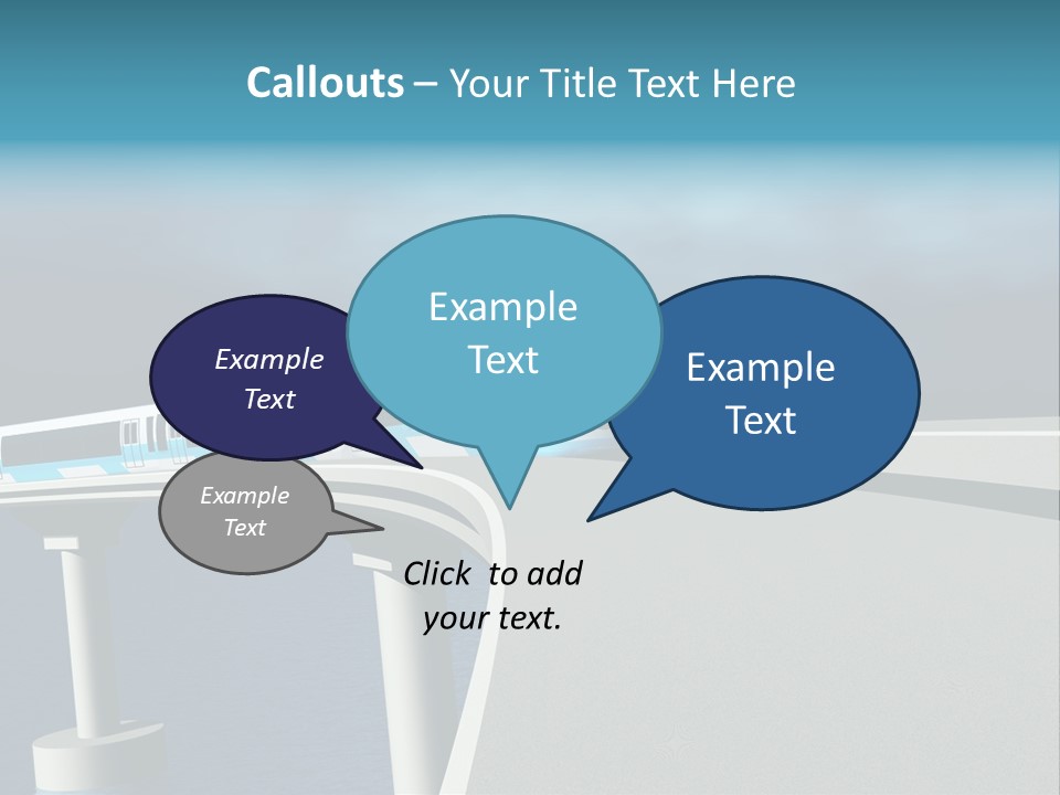 Platform Tube Background PowerPoint Template