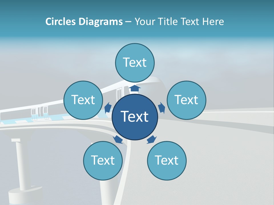 Platform Tube Background PowerPoint Template