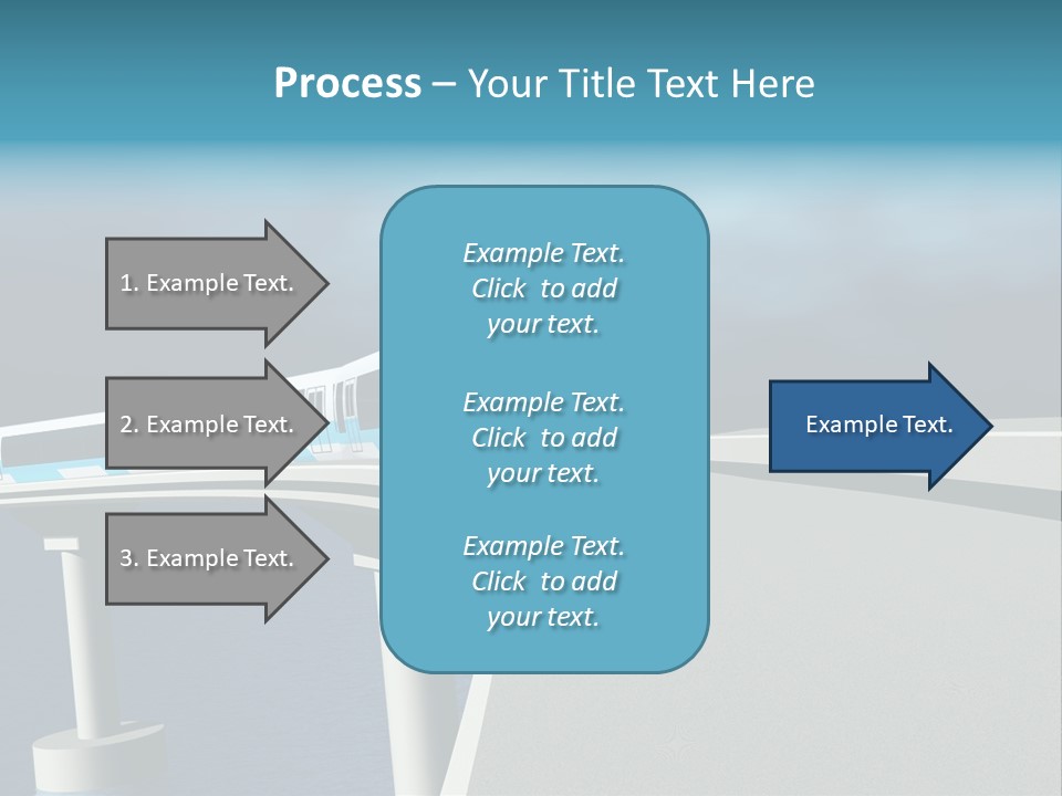 Platform Tube Background PowerPoint Template