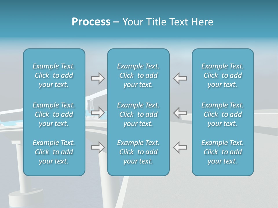 Platform Tube Background PowerPoint Template