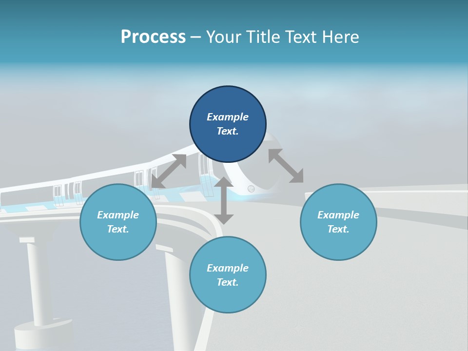 Platform Tube Background PowerPoint Template