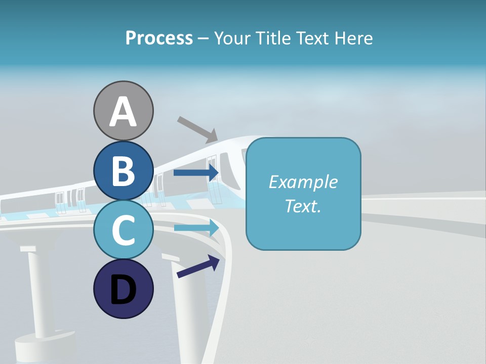 Platform Tube Background PowerPoint Template