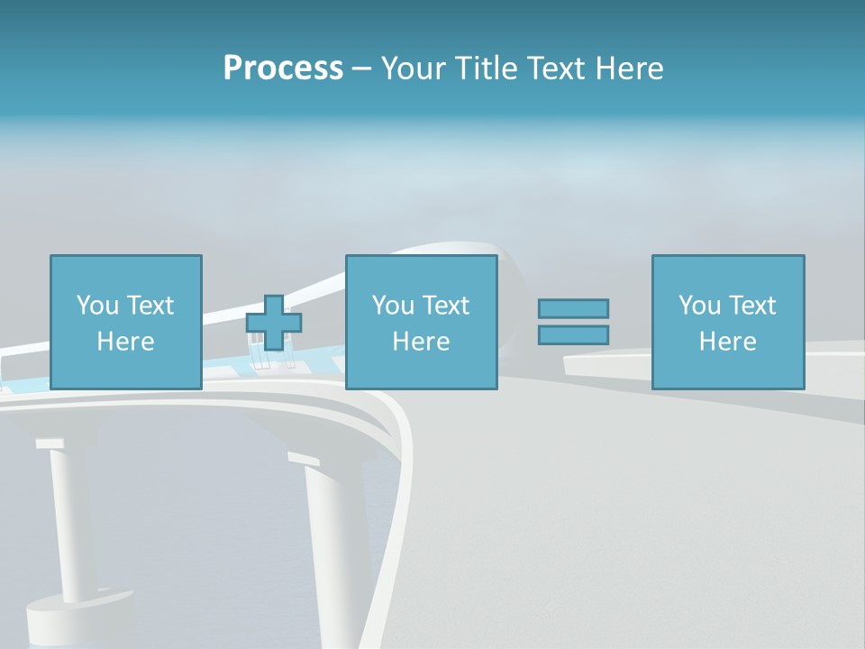 Platform Tube Background PowerPoint Template