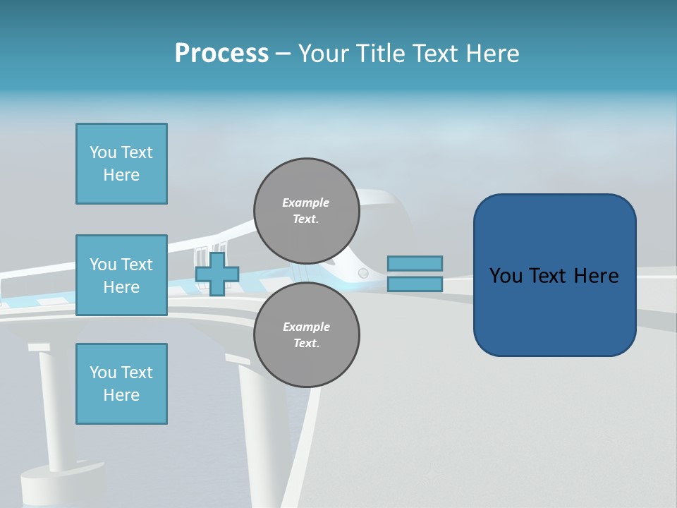 Platform Tube Background PowerPoint Template