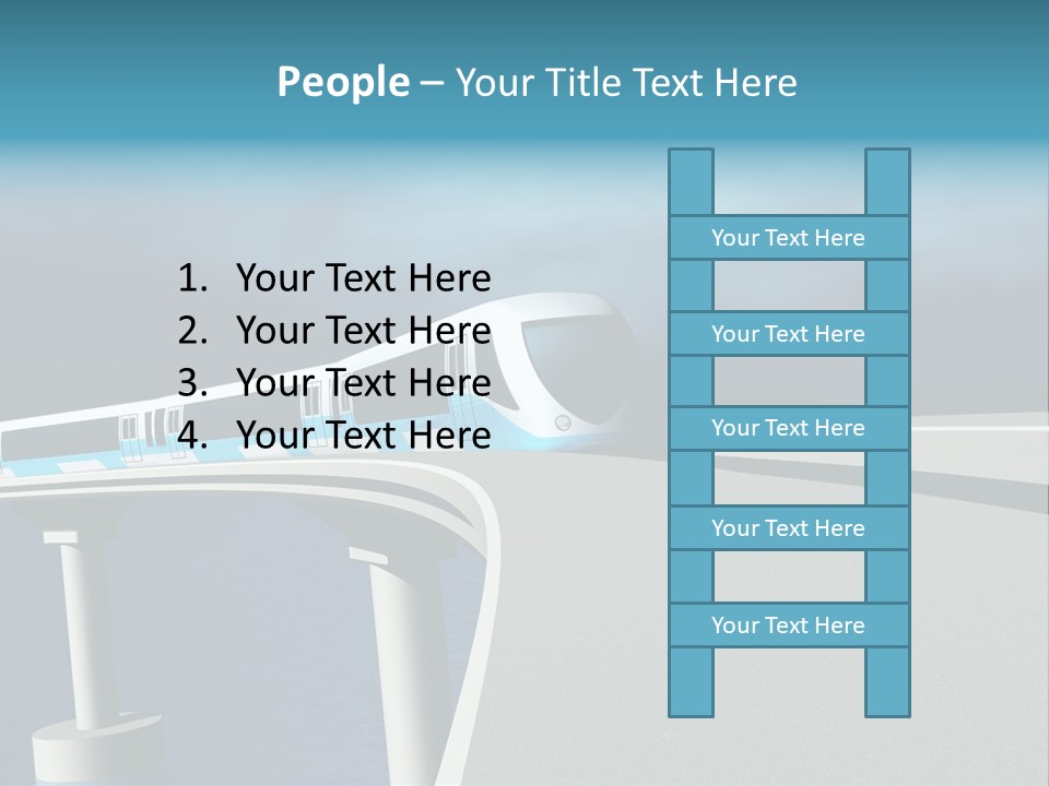 Platform Tube Background PowerPoint Template