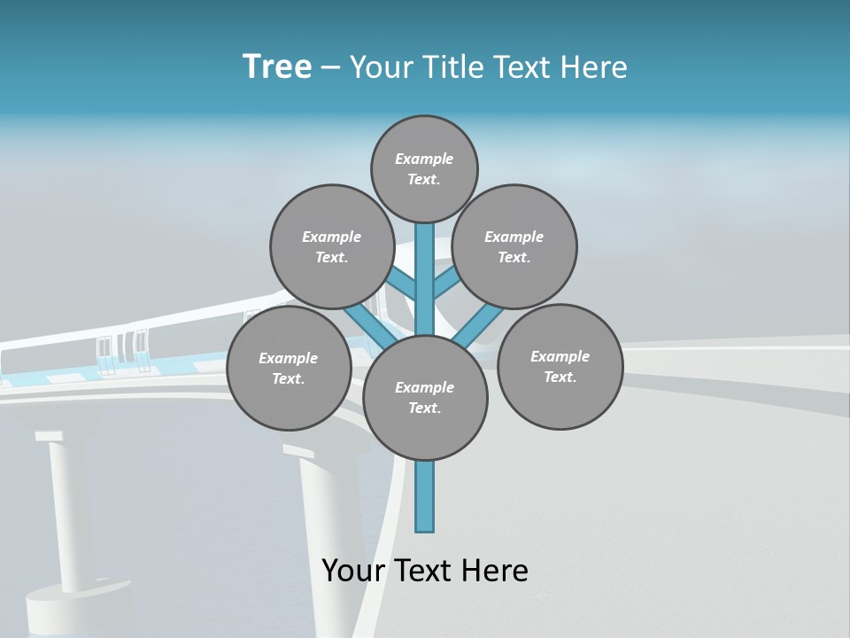 Platform Tube Background PowerPoint Template
