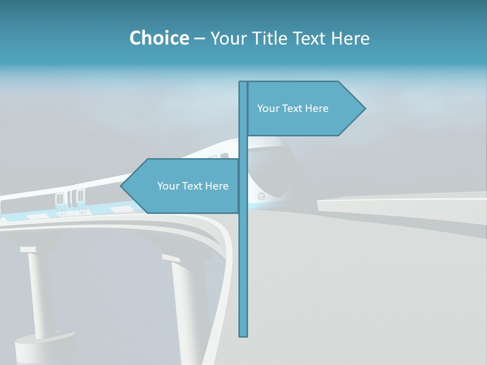 Platform Tube Background PowerPoint Template