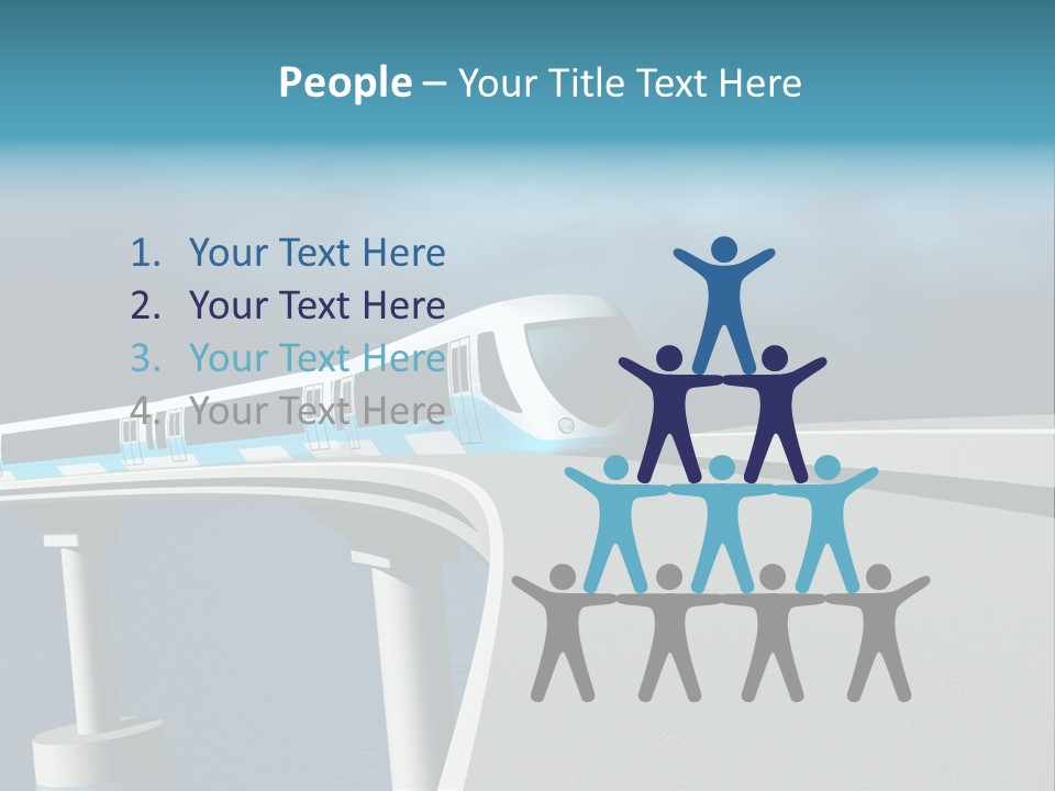 Platform Tube Background PowerPoint Template